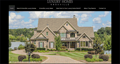 Desktop Screenshot of luxuryhomesofknoxville.com